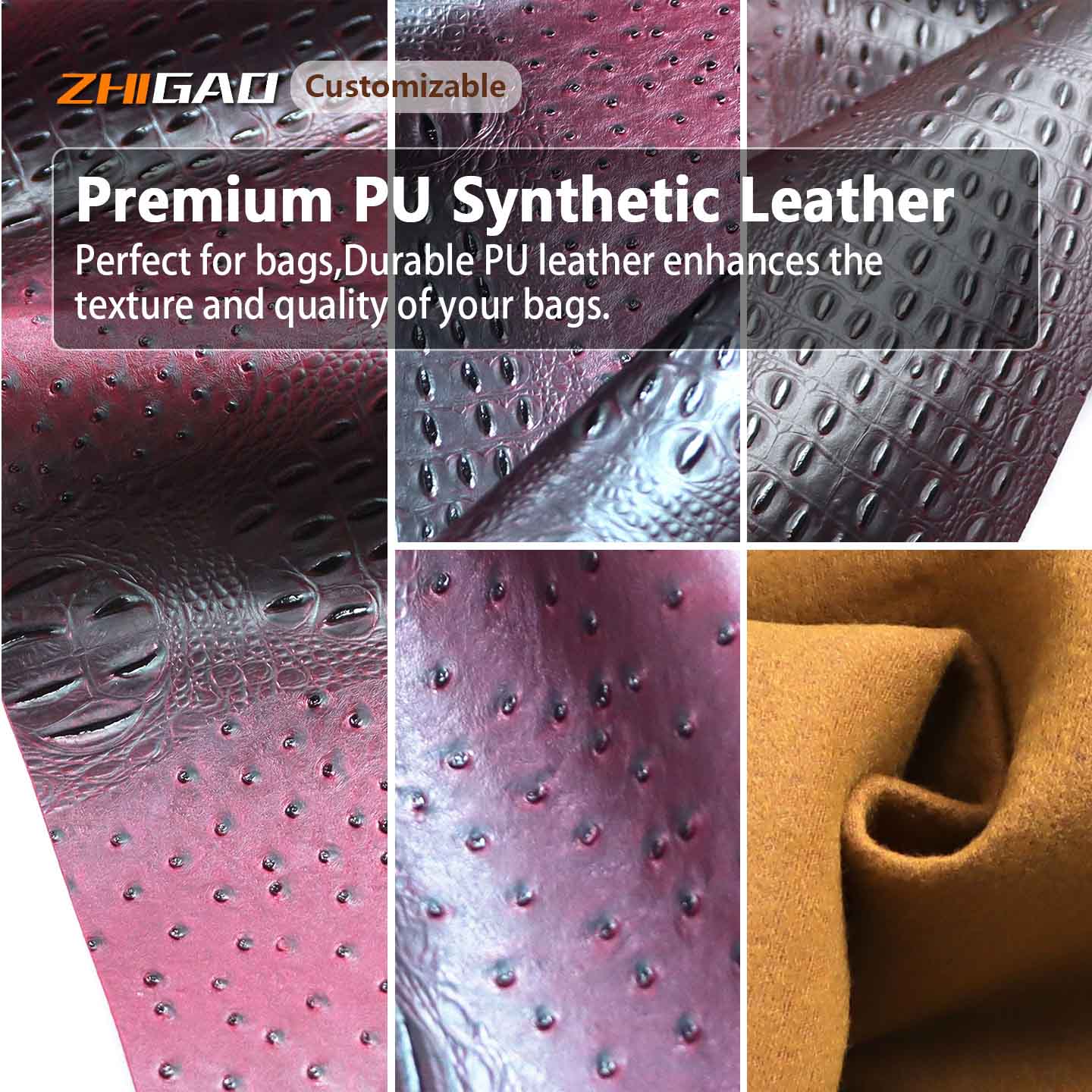 Premium konststrutslädermaterial Premium konststrutslädermaterial