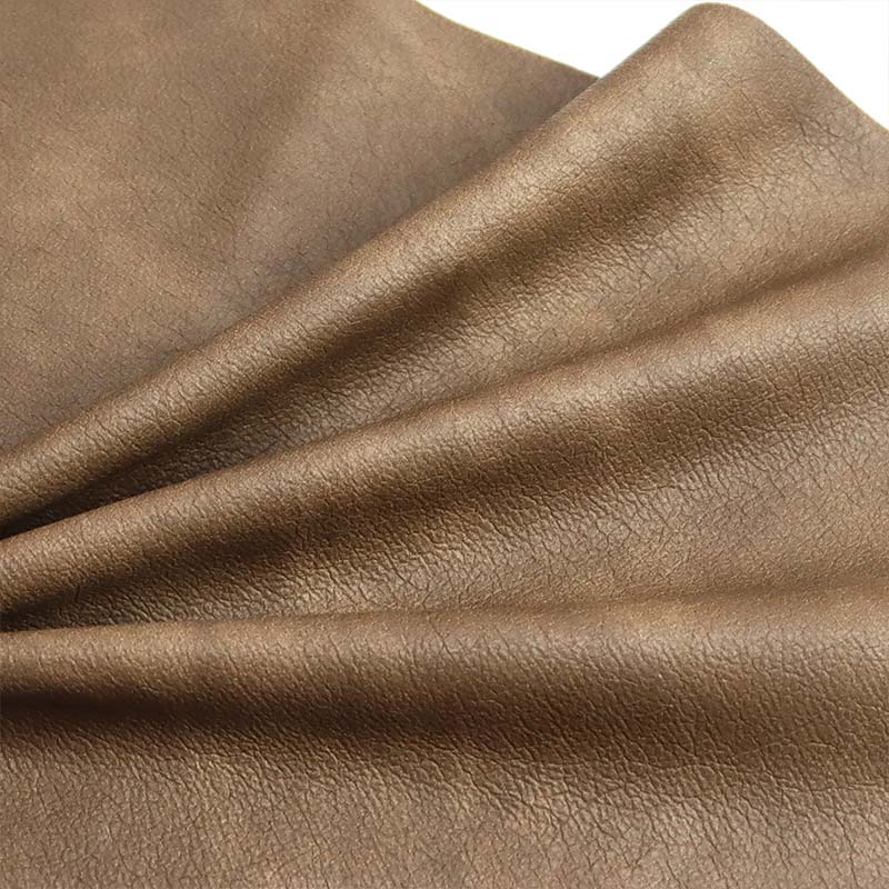 Knäckt PU-läderkostymmaterial