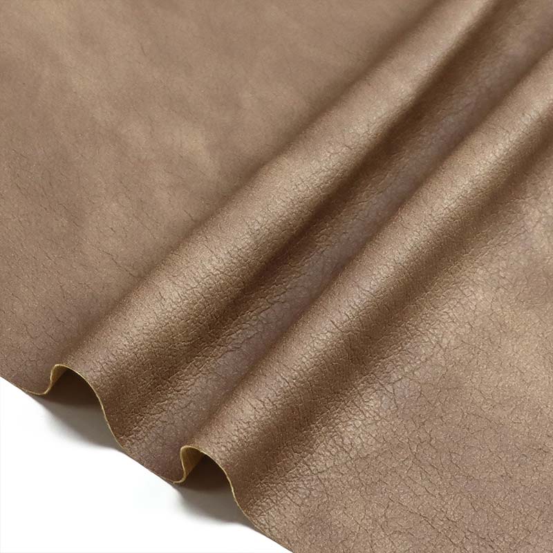 Knäckt PU-läderkostymmaterial
