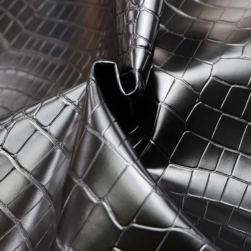 Krokodilkorn konstgjord konst PVC-läder Heminredningstyg