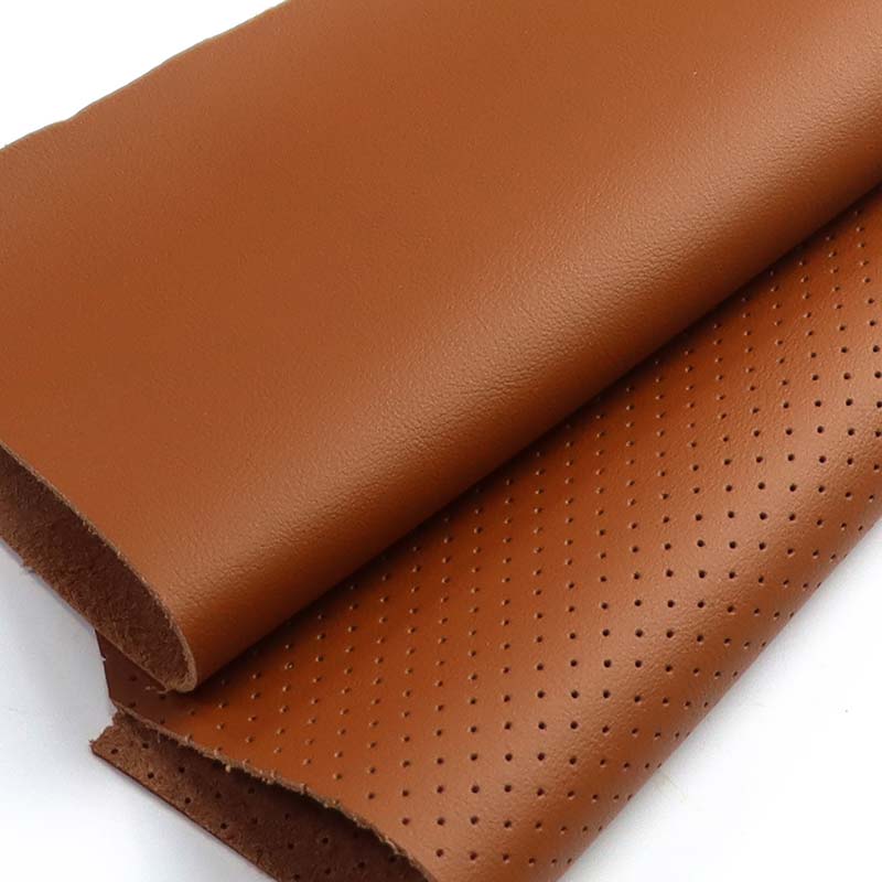 Perforated Microfiber Leather Punching Cars Seats Interior Fabric