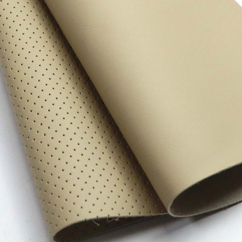 Perforated Microfiber Leather Punching Cars Seats Interior Fabric