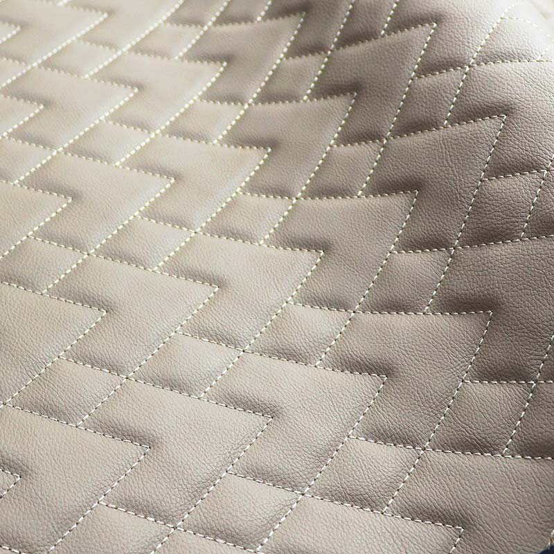 Skummande stygn Nötningsbeständiga bilar PVC konstlädermaterial
