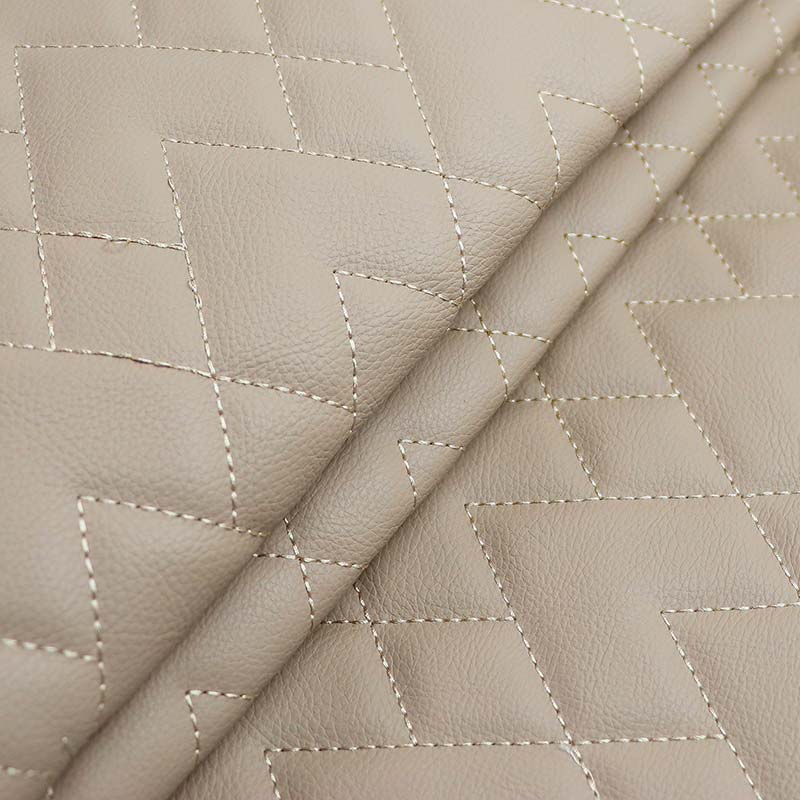 Skummande stygn Nötningsbeständiga bilar PVC konstlädermaterial