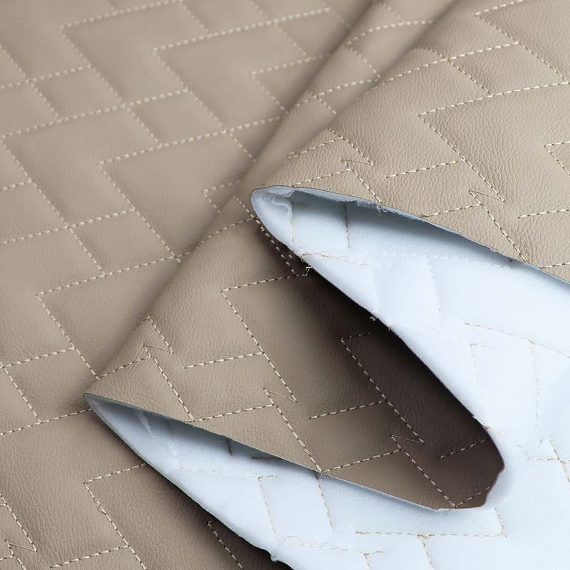 Skummande stygn Nötningsbeständiga bilar PVC konstlädermaterial