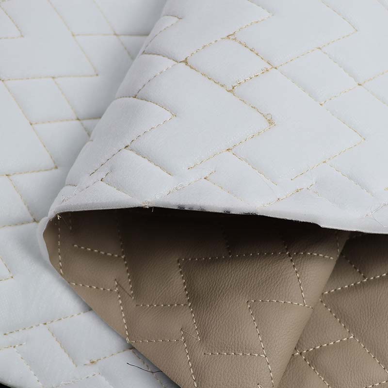 Skummande stygn Nötningsbeständiga bilar PVC konstlädermaterial