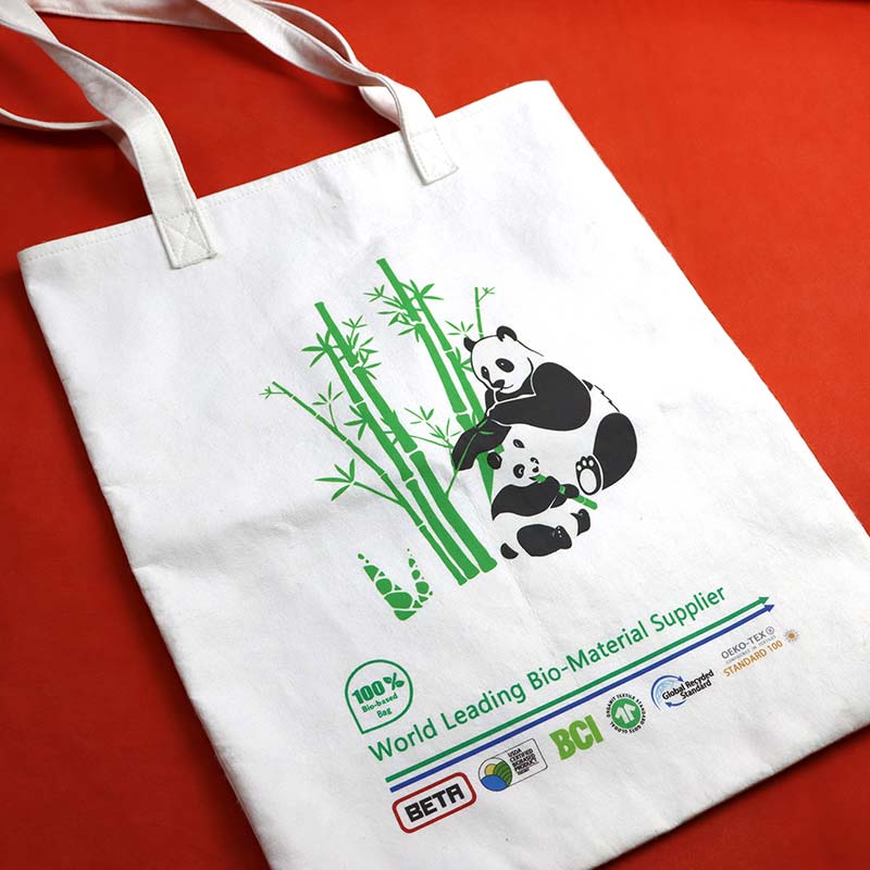Bambufiber biobaserade veganska läderväskor Material