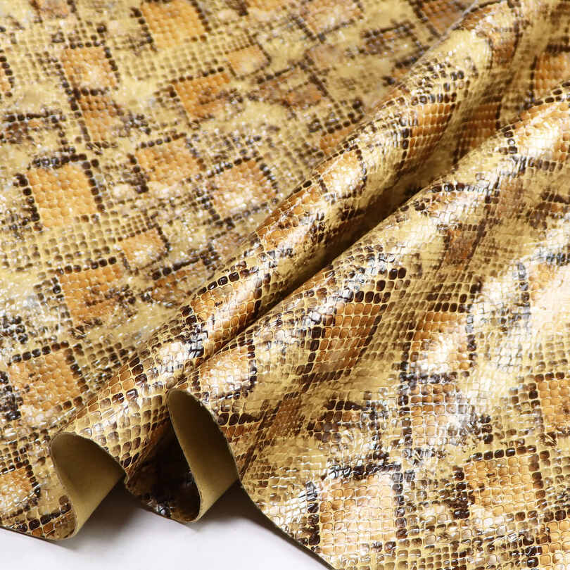 Crystal Snake Skin Skor Väskor PU konstläder