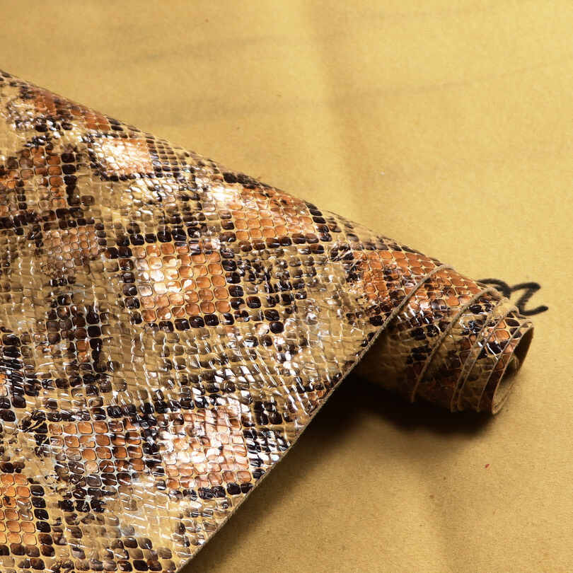 Crystal Snake Skin Skor Väskor PU konstläder