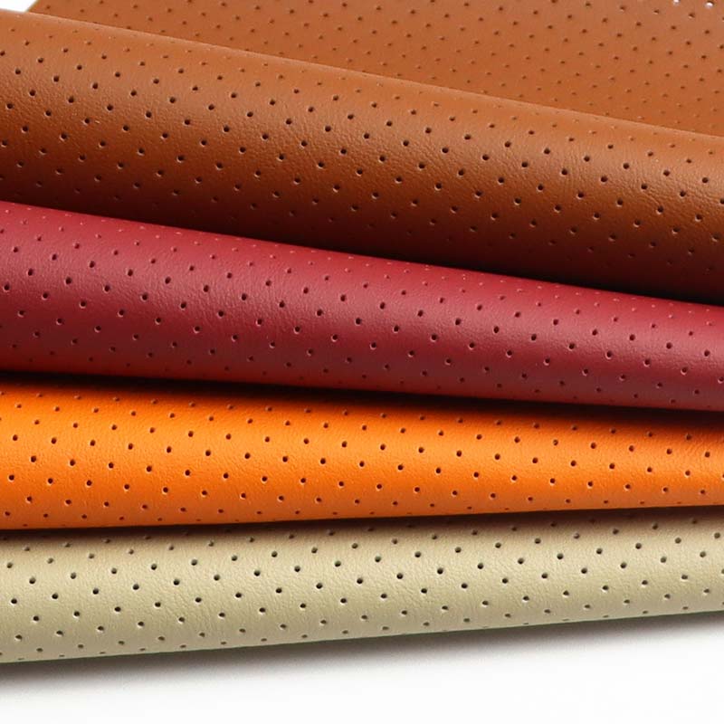 Perforerad mikrofiber Läder Stansning Bilar Säten Interiör Tyg