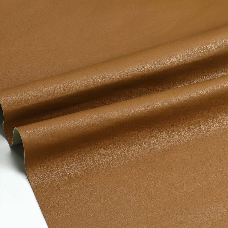 Supermjuk stickning Baksida PU Läder Klädmaterial