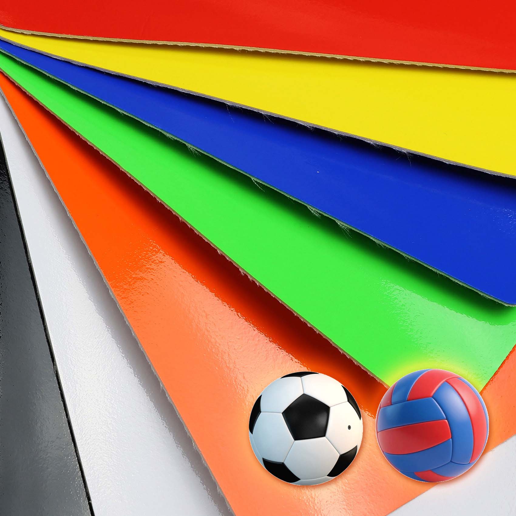 Sportbollar PU konstläder reflekterande PVC-läder